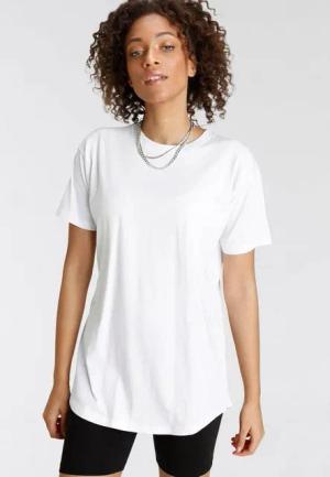 Tamaris Oversize-Shirt Kurzarm, weiter Schnitt, Basic-Stil, Rundhalsausschnitt