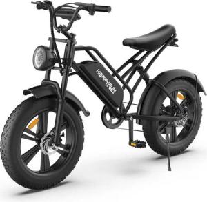 DOTMALL E-Bike Crossrad Mountain E Bike 20 Zoll Happyrun 48V 18Ah Fat Reifen Off Road E Bike