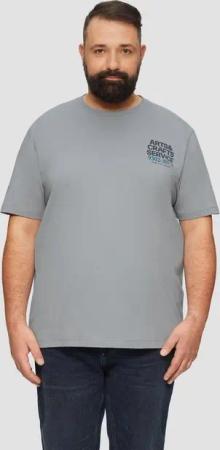 s.Oliver Kurzarmshirt T-Shirt mit Crew Neck und Frontprint Artwork
