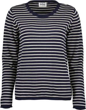 Blue Seven Streifenpullover Damen Pullover mit Streifen - Gestreifter Pulli mit Rundhalsausschnitt
