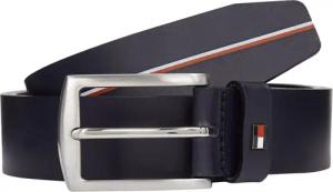 Tommy Hilfiger Ledergürtel mit Label-Streifen und Emaille-Pin