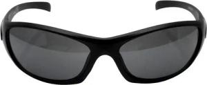 Vaccari-design Sonnenbrille (Kinder Sportbrille für 6 bis 12 Jahre) leichtes Gestell in Grau Metallic mit Brillenbeutel