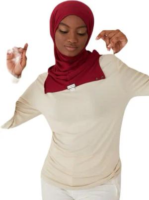 elf prive Kopftuch Elf Prive Hijab Cap Damen, Hochwertiges Polyester Hijab Bonnet für Dam