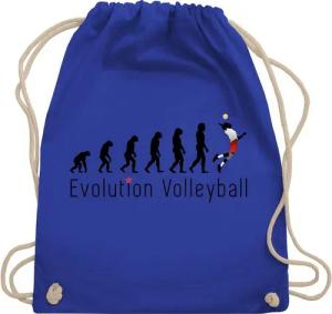 Shirtracer Turnbeutel Volleyball Evolution, Evolution Outfit