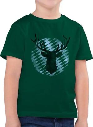 Shirtracer T-Shirt Hirsch Bayern (1-tlg) Mode für Oktoberfest Kinder Outfit