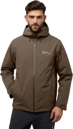 Jack Wolfskin Wisper Ins Jacket Men Wasserdichte Isolationsjacke Herren S brown cold coffee