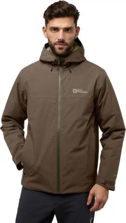 Jack Wolfskin Wisper Ins Jacket Men Wasserdichte Isolationsjacke Herren XXXL brown cold coffee