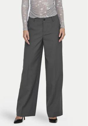 ONLY Stoffhose Lalana 15334247 Grau Wide Leg