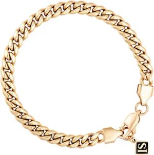 ICED STUFF Armband Miami Cuban Link Goldfarben