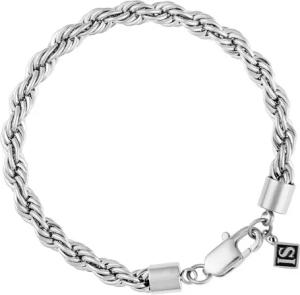ICED STUFF Armband Rope Weißgold