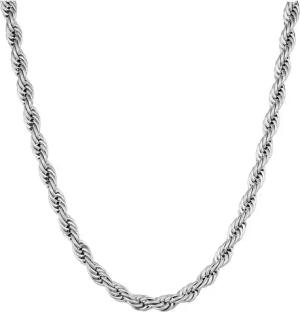 ICED STUFF Kette Rope Weißgold