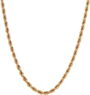ICED STUFF Kette Rope Goldfarben