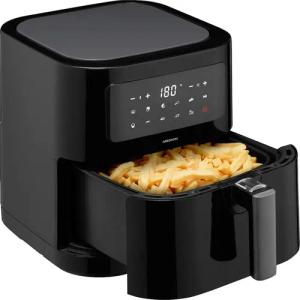 Medion Heißluftfritteuse "MD11740 E40 XL, Nutzinhalt 5,2 L; Korb in Korb", 2000 W, digitales Bedienfeld, 9 Automatikprogramme