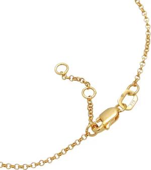 Elli Armbänder - Armband Halbmond Astro Labradorit 375 Gelbgold - Gr. 16 CM - in Gold - für Damen