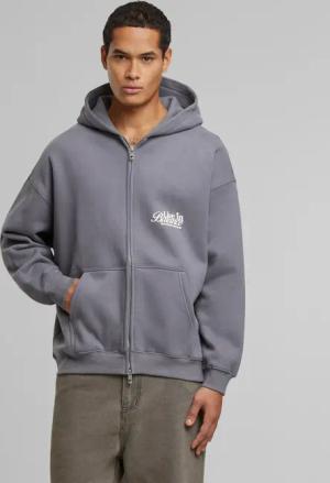 Another Cotton Lab Live in Balance Heavy Oversized Zip Hoodie
