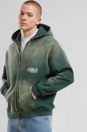 Another Cotton Lab Live in Balance Heavy Oversized Zip Hoodie