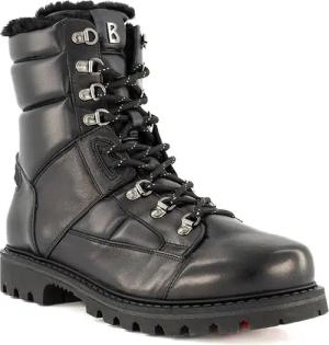 BOGNER Herren Schnürboots schwarz Glattleder