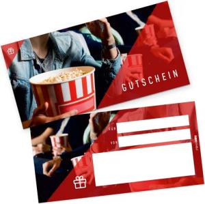 itenga Geschenkkarte itenga Geschenkgutschein Kino Filmabend (Motiv 25) Postkarte zum Ausfü