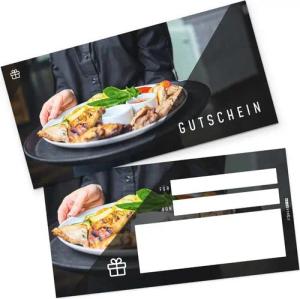 itenga Geschenkkarte itenga Geschenkgutschein Restaurant Essen Dinner (Motiv 27) Postkarte