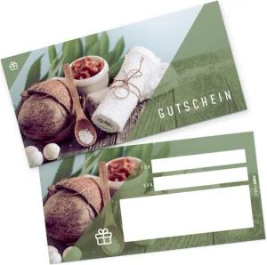 itenga Geschenkkarte itenga Geschenkgutschein Wellness Sauna Massage (Motiv 29) Postkarte z