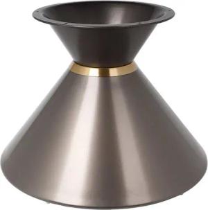 Prima-Online Tischbein Metall Tischgestell DIY Sanduhrform Tischbasis aus Stahl Ohne Platte
