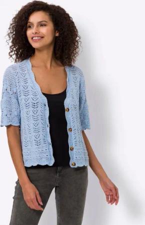 heine Strickjacke Ajourstrickjacke