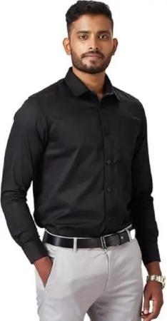 Kut For You Langarmhemd Herrenhemd mit Slim Fit und langen Ärmeln, (Material: Baumwolle, Für Männer und Jungen, Klassische Passform, Ideal für einen aktiven Lebensstil) Leicht, Knitterfrei, Mühelose Pflege, Schmutzabweisend