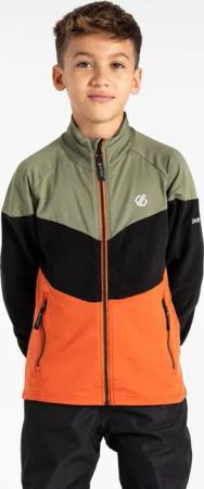Dare 2B Kinder Emergent III Core-stretch-midlayer Olivgrün & Schwarz, Größe: 13 Yr