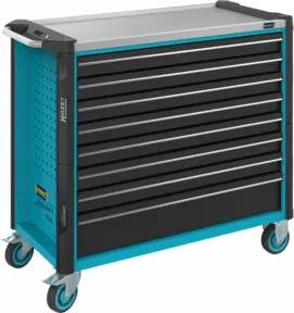 HAZET Werkstattwagen Assistent 179NXXL-8 Schubladen flach: 7 x 77 x 870 x 398 mm Schubladen hoch: 1 x 162 x 870 x 398 mm