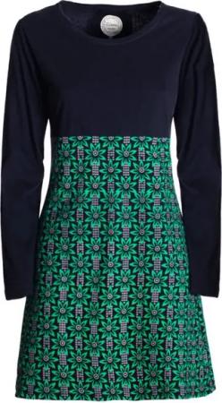 Vishes Tunikakleid Damen Langarm Longshirt-Kleid Sweatkleid Tunika-Kleid Shirt-Kleid Ethno, Goa, Hippie Style