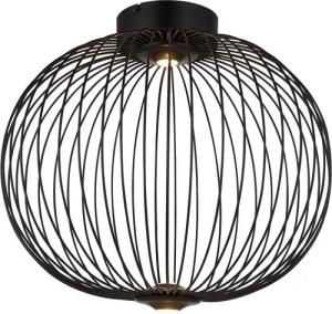 GLOBO LED-Deckenleuchte schwarz Aluminium Metall H/D: ca. 45x50 cm