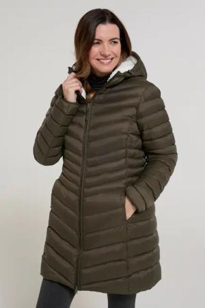 Florence Gefütterte Damen-Steppjacke - Khaki