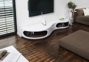 SalesFever Lowboard, Kommode in moderner Form, Fernsehschrank in Hochglanz