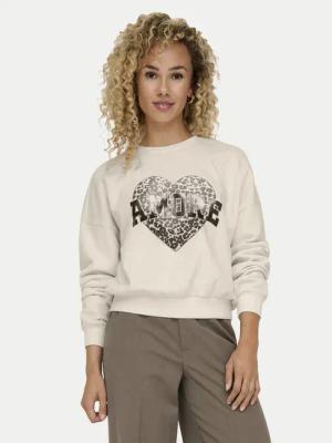 ONLY Sweatshirt Lauren 15339833 Beige Regular Fit