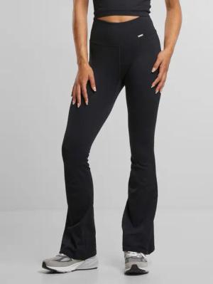 aim'n Ribbed Seamless Flare Petite Tights Leggings