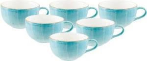 Bonna Mülleimer 6x Bonna Aura Aqua Rita Obertasse 35cl