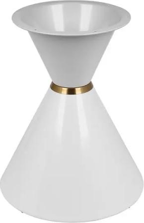 Prima-Online Tischbein Metall Tischgestell DIY Sanduhrform Tischbasis aus Stahl Ohne Platte