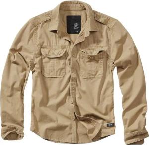 Brandit Outdoorhemd Brandit Herren Langarmhemd Vintage