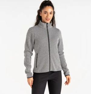 Dare 2B Damen Descend Sweatshirt Schwarz & Weiß, Größe: 36