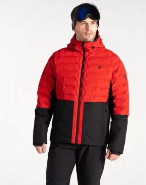 Dare 2B Herren Ollie II Skijacke Feuerrot & Schwarz, Größe: M