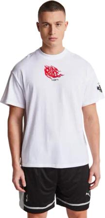 Puma Melo Herren T-Shirts - Weiß - Größe M