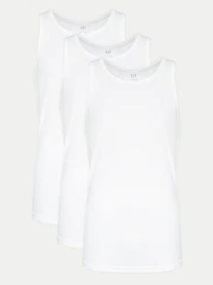 Gap 3er-Set Tank-Tops 483958-00 Weiß Regular Fit