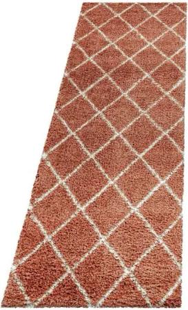 Stilvoll Günstig Hochflor-Teppich Teppich für den Flur oder Küche Geometrisches Design, Läufer, Höhe: 30 mm