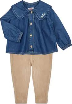 Levis Kleider & Outfits LVG 2PC COLLARED TOP LEGGING