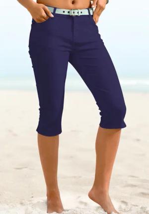 Beachtime 3/4-Hose, mit Elasthan, Caprihose, Sommerhose