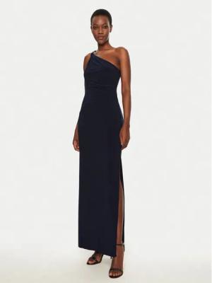 Lauren Ralph Lauren Abendkleid 253751483 Dunkelblau Slim Fit