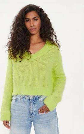 American Vintage Pullover Bymi BYM18AE24 Grün Regular Fit