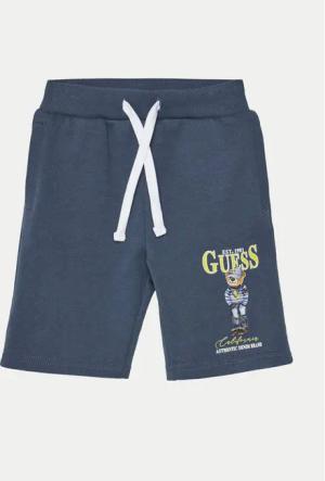 Guess Stoffshorts N5RD03 KAD74 Dunkelblau Relaxed Fit