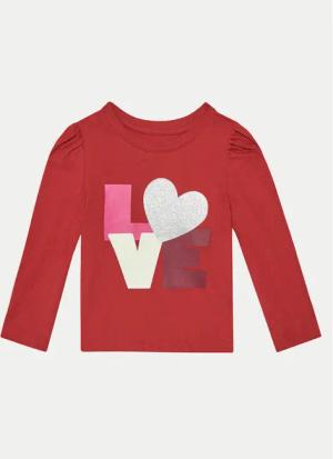 Gap Bluse 525362-08 Rot Regular Fit