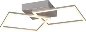 Reality LED-Deckenleuchte Trail R64492187 titanfarbig Metall B/H/T: ca. 60x7x35 cm 1 Brennstellen